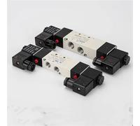 Électrovanne à double tête 4V130C-06 4V230C-08, 5 voies, 3 positions, 1 pièce(7,AC220V)