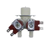 Électrovanne à Double vanne d'entrée d'eau FPS135-270G 0024000126B, Compatible avec Haier, Machine à laver à tambour automatique(1PCS Red)