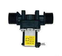 Électrovanne à eau CC 36 V pour sèche-linge PVL-36-H45-1 Normalement fermée Arrêt automatique Valve de contrôle d'alimentation d'entrée Noir 12 x 12 x 6 cm