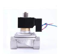 Électrovanne à économie d'énergie DN32 normalement ouverte, en acier inoxydable, 1-1/4", IP65, bobine complète, 12 V, 24, 220(24VDC-OPEN)
