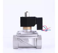 Électrovanne à économie d'énergie DN40, normalement ouverte, en acier inoxydable, 1-1/2", IP65, bobine complète, 12 V, 24, 220(220VAC-OPEN)