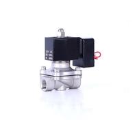 Électrovanne à économie d'énergie en acier inoxydable, normalement fermée/normalement ouverte, vanne d'eau électrique IP65, bobine complète 12 V, 24, 220(12VDC-CLOSED,DN50)