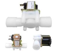 Électrovanne à filetage mâle 1/2" 3/4" AC 220 V DC 12 V 24 V Interrupteur de commande de vanne de contrôle normalement fermé normalement ouvert (taille : 1,27 cm, couleur : 12 V_NORMALEMENT OUVERT)