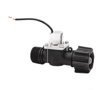 Électrovanne à impulsion bistable 1,9 cm pour toilettes à capteur - DC 4,5 V 6 V Contrôle d'entrée d'eau Pièce de rechange en plastique Noir