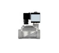 Électrovanne à membrane pilote 1/2"-2" DN15-DN50 en acier inoxydable, 12 V CC, 24 V CA, 110 V, 220 V, for eau, huile, air(NPT-110V,DN40)