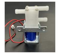 Électrovanne à trois voies CC 12 V à deux positions N/O N/C électrognétique pour eau et alcool