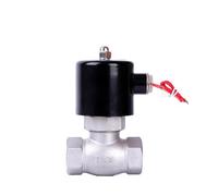 Électrovanne à vapeur en acier inoxydable 1 ", vanne d'eau, vanne d'huile résistante à l'acide et à la Corrosion, vanne d'air normalement fermée(NPT_24VAC)