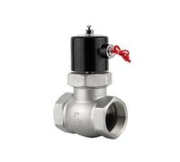 Électrovanne à Vapeur en Acier Inoxydable Haute température, 2 Pouces, normalement fermée, à Deux Voies, Filetage Interne, 220 V, 24 V, 12 V(G-380vac)