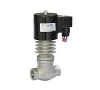 Électrovanne à vapeur en acier inoxydable haute température AC220V série ZCG
