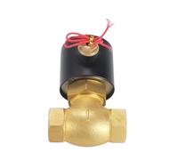 Électrovanne à vapeur haute température, 2 positions, 2 voies US 08/10/15/20/25/35/40/50, en laiton/acier inoxydable, N/C AC220V DC24V(US-08,DC 24V_BRASS)