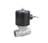 Électrovanne à vapeur US-15 SS, électrovanne bidirectionnelle à deux positions, en acier inoxydable SS304 à commande pilote for vapeur, huile et eau, 1 pièces(US-L-25SS G1,DC24V)