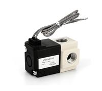 Électrovanne à vide à commande pilote directe 2 positions 3 voies 220 V 24 V 12 V VT307V avec raccord 8 mm(VT307V-6G1-01 DC12V)