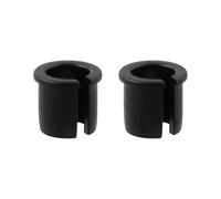 Électrovanne Adaptateur de jante de vélo, convertisseur, pompe à vélo, buse à air, outils for tube, bouchon de trou de valve, accessoires Vanne(Black 2pcs)