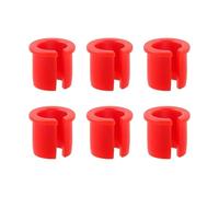 Électrovanne Adaptateur de jante de vélo, convertisseur, pompe à vélo, buse à air, outils for tube, bouchon de trou de valve, accessoires Vanne(Red 6pcs)