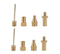 Électrovanne Adaptateur de valve de pompe de convertisseur de vélo, ensemble d'aiguille pneumatique de basket-ball Vanne(8pcs)