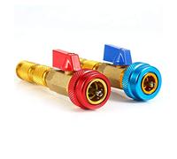 Électrovanne, Air conditionné noyau Valve R134a rapide Remover installation à basse pression Refrigeranadapter Kit noyau Valve Remover outil Construction solide