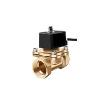 Électrovanne antidéflagrante en laiton DN32, normalement fermée, for contrôle du gaz naturel, 1-1/4", 220 V, 110 V, 24 V, 12 V(BSP,230VAC)