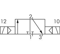 electrovanne bistable 3/2 G1/8'' 230V AC 1.5-8bar/21.0-112psi E.MC