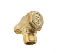 Électrovanne compacte pour compresseur d'air 2 voies normalement ouverte, bobine DC 12 V, port femelle G1/4 pour la gestion de l'air et des fluides (B)