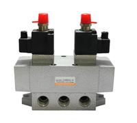 Électrovanne coulissante à commande double électrique à trois bits et cinq voies, électrovanne k35d2h-15-6-8-10-20-25 AC220V DC24V(K35D2H-10 DC24V)