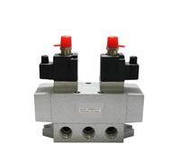 Électrovanne coulissante à double commande électrique à trois bits et cinq voies, électrovanne k35d2h-15-6 -8-10 -20-25 AC220V DC24V(K35D2H-20 AC220V)