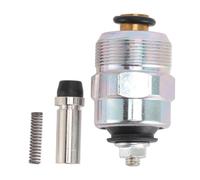 Électrovanne Coupure Carburant 12V, Valve Arrêt Moteur Durable en Acier Inoxydable - Haute Précision, Remplacement Facile pour Pelle Isuzu et (24V)