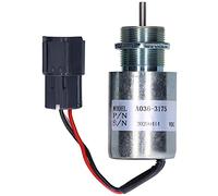 Électrovanne d’arrêt du carburant, accessoire en acier pour excavatrice, A036-3175, remplacement compatible pour les modèles dotés d’une double tension 12 V/24 V (24V)