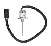 Électrovanne d’arrêt du carburant pour moteur V2203 DI, solénoïde d’arrêt de moteur 12 V CC, pièce de rechange 1503ES 12A5SUC9SCC28 avec corps en alliage d’aluminium,