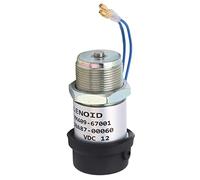 Électrovanne d’arrêt du moteur de pelle, électrovanne d’arrêt pour 30A87 00060 MM432 30501, interrupteur d’arrêt du moteur à haute précision DC12V avec corps en alliage