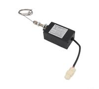 Électrovanne d'accélérateur électrique pour générateur diesel avec levier de câble métallique ouvert 12 V Noir (normalement fermé 24 V)