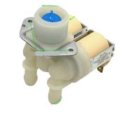 Électrovanne D'admission De Rechange For Machine À Laver À Tambour, 2 Voies, 3 Voies, 4 Voies, Compatible Avec Samsung WF1702WCS, WF1802XEC Et XEU(2-head C257 Yellow)