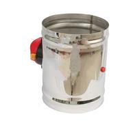 Électrovanne d'air 51-400 mm 201SS, vanne de registre motorisée for conduit d'air électrique, clapet anti-retour for tuyau de ventilation, 220 V, 12 V, 24 V(400mm)