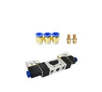 Électrovanne d'air à 5 voies et 2 positions, 1 pièce, 4V320-10, commande à double tête, maintien de la mise hors tension, direction pneumatique(10mm fittings,DC24V)