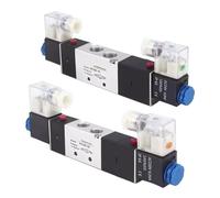 Électrovanne d'air à trois positions et cinq voies, contrôle pneumatique, 4V130C-06 4V230C-08 4V330C-10 4v430C-15(4V330C-10 PC10-03,AC110V)