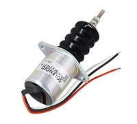 Électrovanne d'arrêt de carburant 12 V AM124379 AM103337 AM124380 compatible avec tracteur John Deere 655 755 756 855 856 955 Chargeuse compacte 375 570 575 tracteur de jardin 332 415 425 430