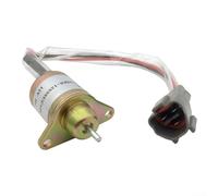 Électrovanne d'arrêt de carburant 12 VDC avec course de 25 mm, force de maintien 80 N et ressort de retour 17N - Compatible avec les moteurs TB235 Governor et R55-5/R60-5