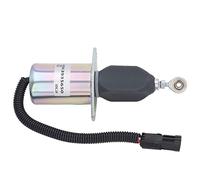 Électrovanne d'arrêt de carburant, accessoires moteur d'excavatrice d'électrovanne coupure DC24V for Daewoo DH300 7 for Cummins 6C 6CT 4B 4BT