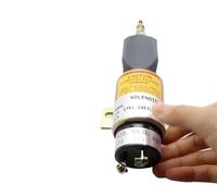 Électrovanne D'arrêt De Moteur De Générateur Diesel DC 12 V 24 V, Interrupteur De Carburant For Extinction Électronique, Interrupteur De Coupure De Carburant, Pièces De Groupe Électrogène(12V 2 PINS)