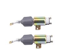 Électrovanne d'arrêt de moteur diesel DC12V 24V, interrupteur d'extinction de carburant for accessoires de générateur, pièces, pas de traction de puissance de type ouvert normal(2pcs12v)