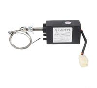 Électrovanne d'arrêt de moteur diesel XHQ-PT - Contrôleur électromagnétique de sortie de flamme 12 V 24 V pour vanne d'arrêt de générateur (normalement ouvert 12 V)