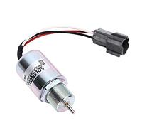 Électrovanne d'arrêt de solénoïde d'arrêt de carburant haute performance 12 V remplacement direct pour L2E L3E S3L S4L K4ND61KG processus de placage de soudage ABS en fer