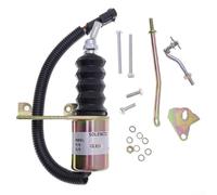 Électrovanne d'arrêt pour Deutz RSV 3932017 SA374212 compatible avec les moteurs à rail commun 12 V/24 V dans le connecteur pour une installation facile