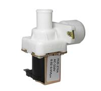 Électrovanne d'arrivée d'eau angle droit filetage 3/4 pouce | Commande électrique, filetage à vis, entrée 15mm, sortie 25.2mm, normalement fermée(220V)
