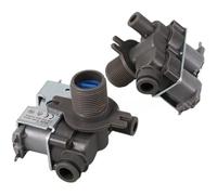 Électrovanne d'arrivée d'eau compatible avec les lave-linge à tambour Sam-sung. Électrovanne d'arrivée d'eau à double tête.