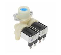 Électrovanne d'arrivée d'eau, double tête magnétique, FPS180A | Pour lave-linge à cuve, ABS, largeur de lame 6.3mm, 220-240V