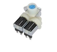 Électrovanne d'arrivée d'eau for lave-linge AC220V-240V à double tête, accessoires for la réparation d'appareils électroménagers