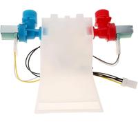 Électrovanne d'arrivée d'eau for lave-linge W10144820 Compatible avec les lave-linge W-hirlpool, K-enmore et M-aytag. Remplace W10311458 WPW10144820