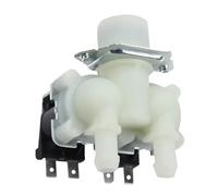 Électrovanne D'arrivée D'eau Normalement Fermée, 50/60 Hz, 32 MA, Une Entrée, Deux Sorties, 220 V CA, Avec Détecteur De Débit. Compatible Avec Les Machines À Laver Midea Et Haier.