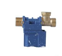 Électrovanne de chauffe-eau solaire 12 V CC avec connecteur en cuivre pour réservoir de toit, système basse pression, design blanc et buse courte, unité de contrôle efficace du débit (D)