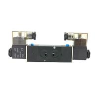 Électrovanne de collecteur simple et Double bobine, vanne pneumatique 4M210 4M220 4M230 4M310 4M320 4M330 4M410 4M420 4M430(Ac220v,4M430C 15G1-2 3-5Way)